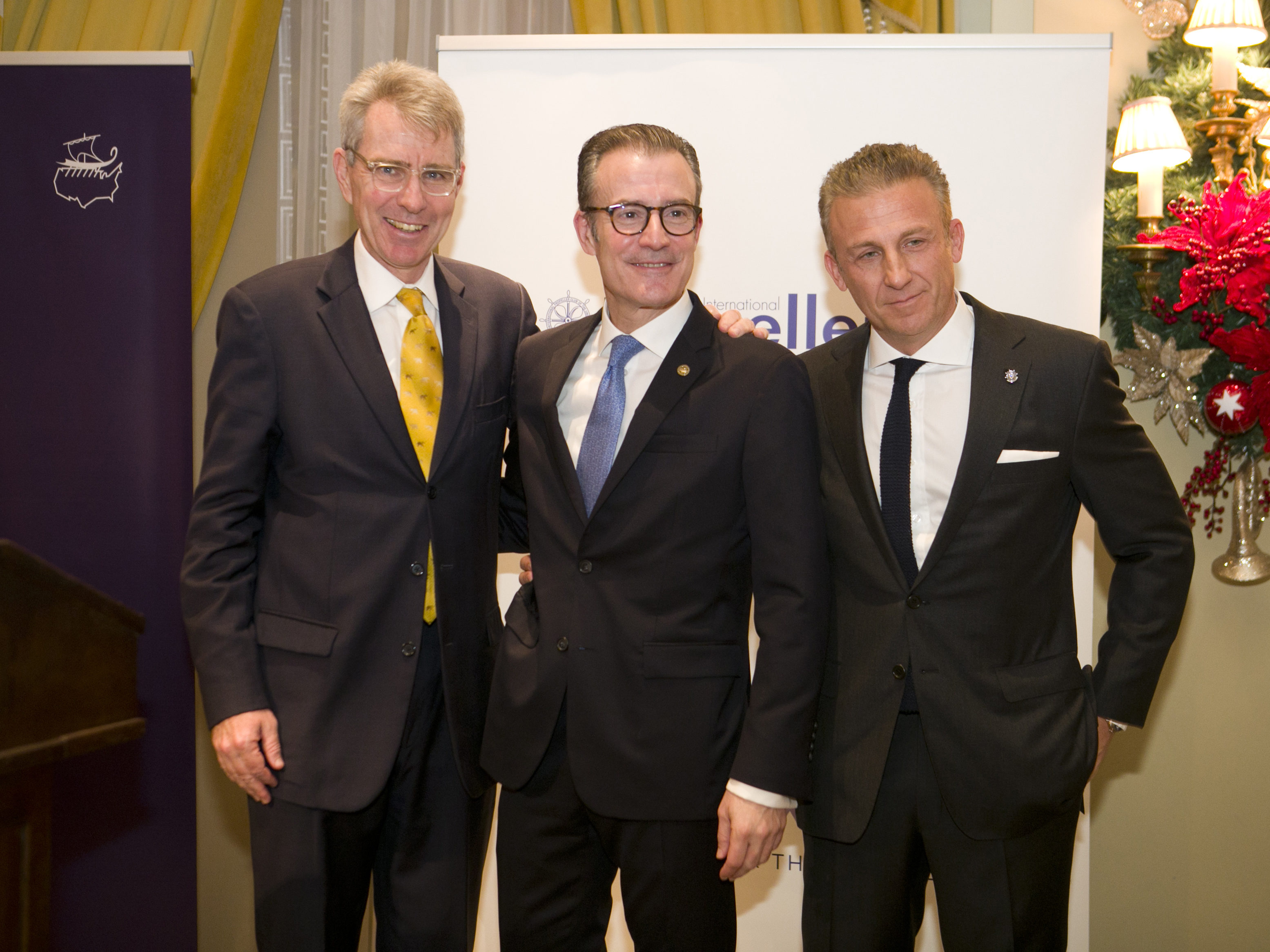 Amb. Geoffrey Pyatt, Nikolaos Bakatselos, Costis Frangoulis